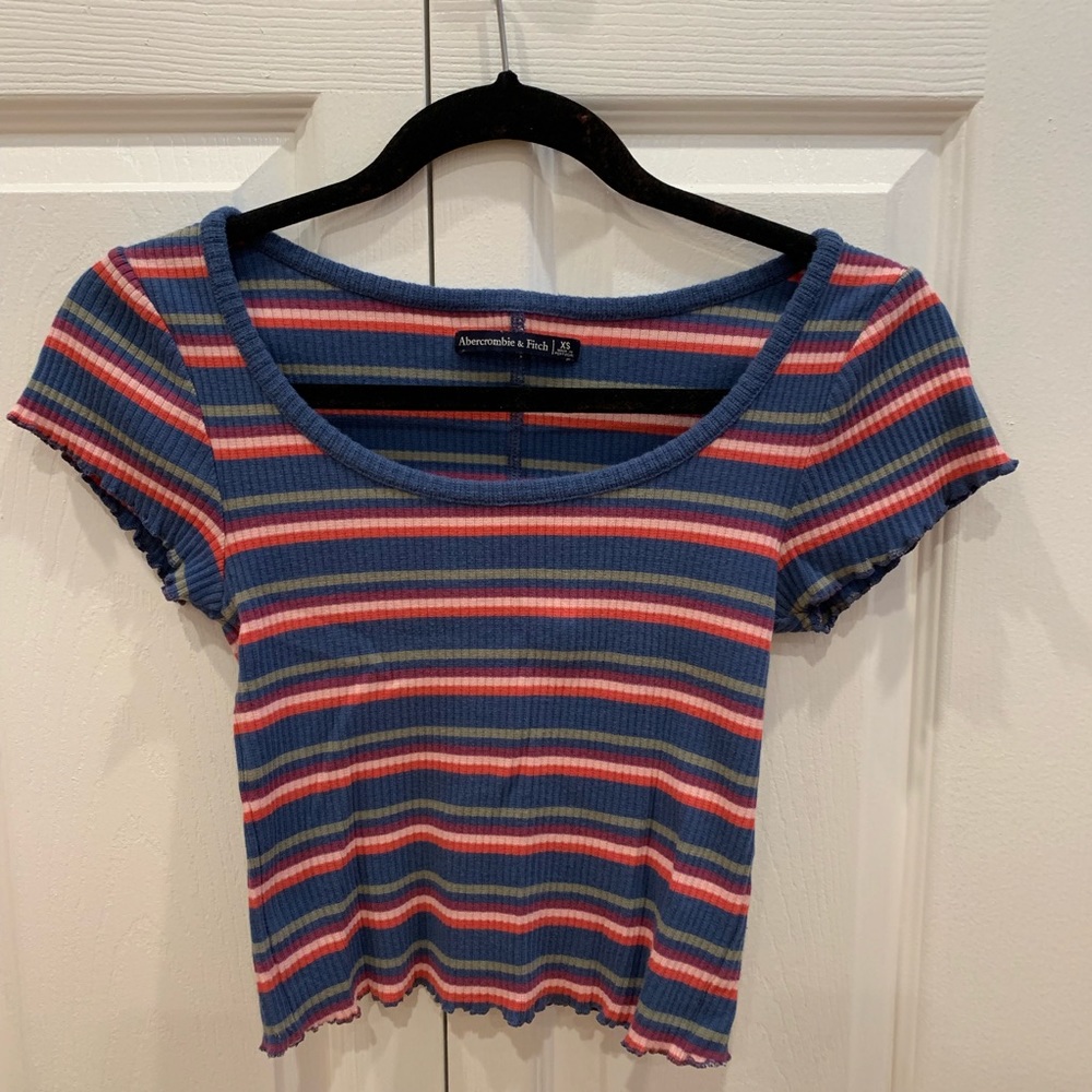 Striped crop top
